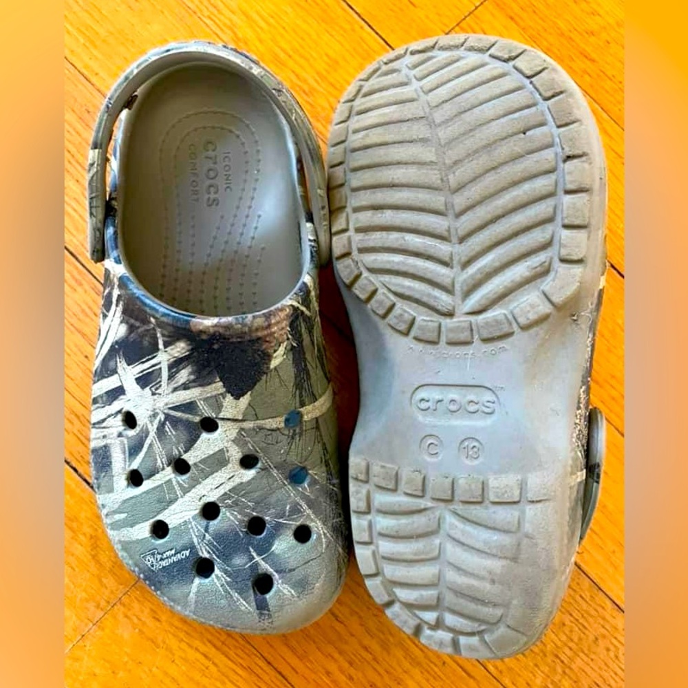Boys Camo Crocs